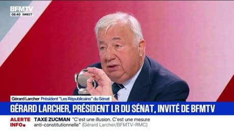Gérard Larcher, président LR du Sénat: "La réforme des retraites est une nécessité"