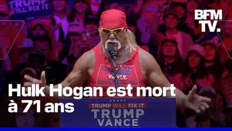 Véritable icone du catch et trumpiste convaincu, l’Américain Hulk Hogan, est mort à l’âge de 71 ans