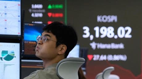 Asian shares mostly gain as eyes turn to meetings at the White House and Jackson Hole
