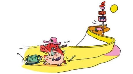 En vacances, on s’était promis d’aller les chercher : « Le service d’autocar, tu es certain qu’il ne fonctionne pas le dimanche ? Ce serait quand même pratique… »