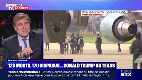 Inondations : Donald et Melania Trump au Texas - 11/07