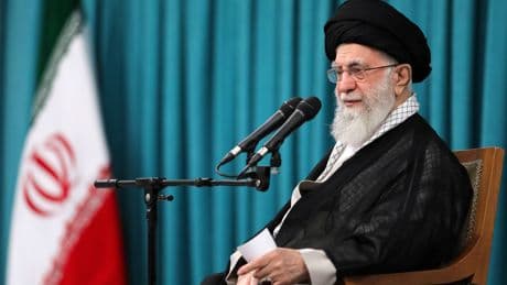 Iran’s leader rejects call to surrender, warns against U.S. involvement