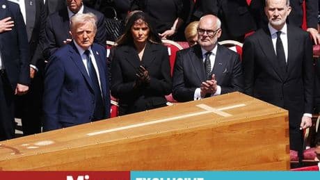 Donald Trump PROVEN to be major hypocrite for 'inappropriate' blue suit at Pope's funeral