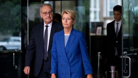 Schweizer Präsidentin Keller-Sutter hofft in Washington auf Zoll-Einigung
