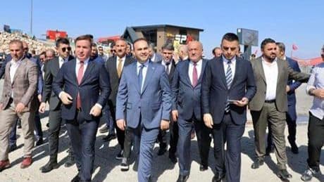 Sanayi ve Teknoloji Bakanı Kacır Ergan Dağı Kayak Merkezi'ni ziyaret etti