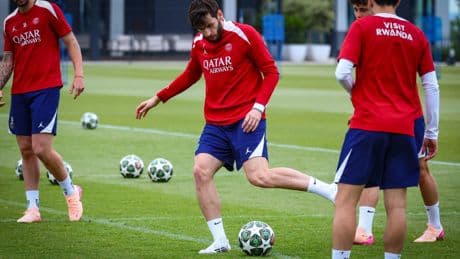 Ligue des champions : forfait contre Reims, Kvaratskhelia de retour à l’entraînement à J-4 de PSG-Inter