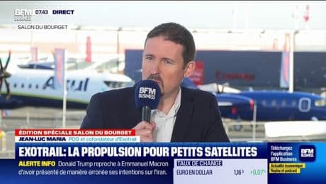 Salon du Bourget: "Il y a des enjeux qui arrivent très vite" dans le domaine de l'espace