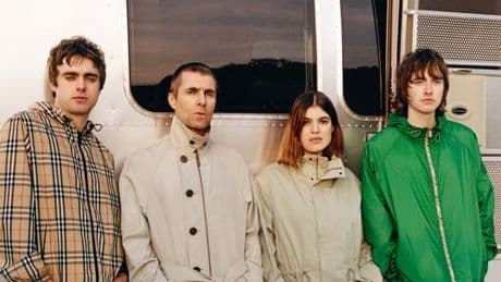 Liam Gallagher poses with his children in huge Burberry campaign before Oasis tour