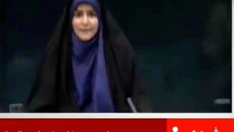 Iranian TV presenter runs for cover as studio is hit by Israeli missiles during live broadcast