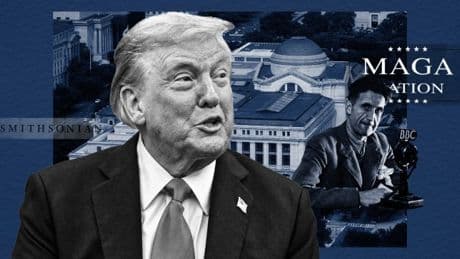 ‘Trump’s sanitising history for his own power – we’ve moved beyond an Orwellian world’