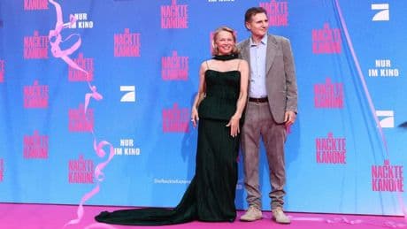 "Die nackte Kanone"-Deutschlandpremiere: Pamela Anderson und Liam Neeson in Berlin