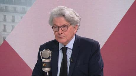 "Bien entendu qu'on a affaibli économiquement la Russie": Thierry Breton souhaite que l'Europe continue de "contraindre" Moscou