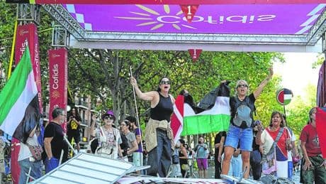 Las protestas propalestinas revientan La Vuelta y ahondan la fractura política