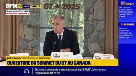 "Un moment charnière de l'histoire": le Premier ministre canadien s'exprime à l'ouverture du G7