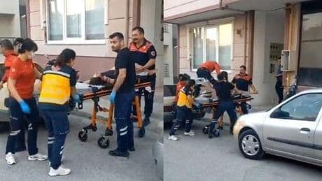 Burdur'da intihar ihbarında bulundu, ekipler ayrılacağı sırada balkondan atlamaya kalkıştı