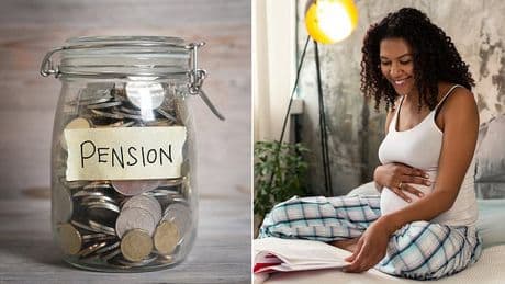 How to avoid your pension falling behind when you have a baby