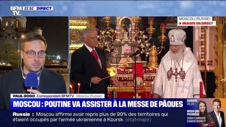 Vladimir Poutine va assister à la messe de Pâques à Moscou