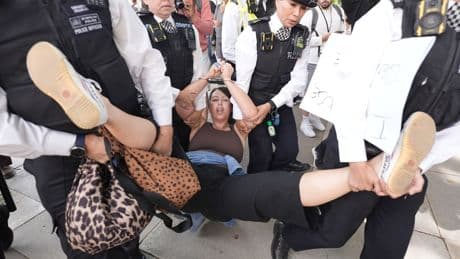 More than 50 arrests at protest in support of proscribed group Palestine Action