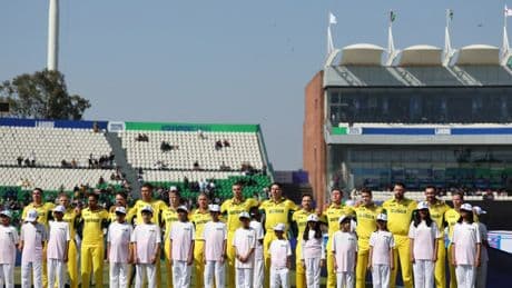 Awkward moment wrong national anthem played during England cricket clash as chiefs demand explanation