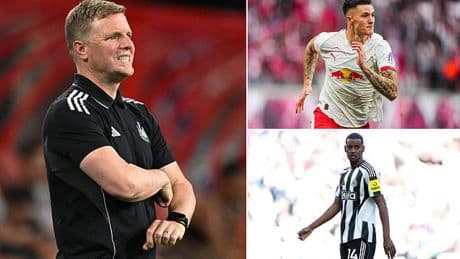 Newcastle 'are in talks with France forward' over a move after missing out on Benjamin Sesko as they continue to scramble for potential Alexander Isak replacement
