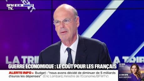 Éric Lombard: "Notre priorité est d'aboutir à un abaissement des droits de douane et de négocier"