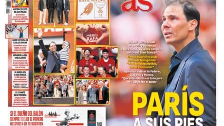 &quot;Para siempre, &quot;A sus pies&quot;... Las portadas del homenaje a Rafa Nadal en Roland Garros