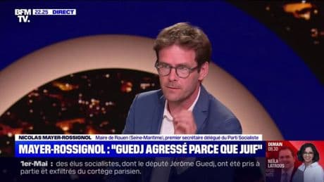 Socialistes pris à partie: "Il faut utiliser tous les moyens légaux et démocratiques pour ne pas laisser passer ça", affirme Nicolas Mayer-Rossignol, maire PS de Rouen