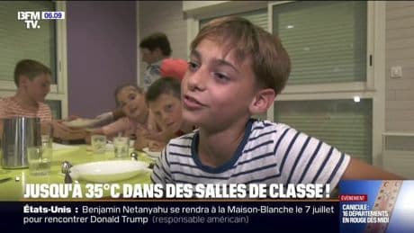 "C'est compliqué de se concentrer": avec plus de 30°C dans cette salle de classe, une école déménage dans une salle des fêtes