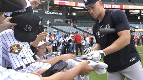 Ex-Yankees hitting coach Marcus Thames got an early taste of Aaron Judge’s star-making trait
