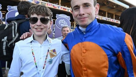 Legendary jockey Ryan Moore’s son joins him in the riding ranks – after signing for his dad’s biggest rival