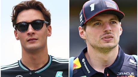 'He misjudged it': George Russell hits out at Max Verstappen's scare tactics after Spain smash