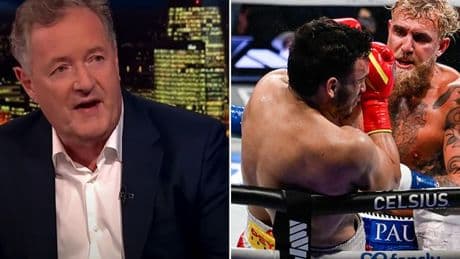 Piers Morgan issues instant reaction to Jake Paul fight after heated row