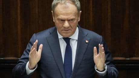 Krieg in der Ukraine: Tusk beruft Sondersitzung der Regierung nach Drohnenabschuss ein