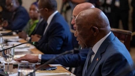 Trump asks the President of Liberia, where English is the official language, where he learned to speak it ‘so beautifully’