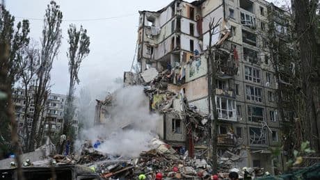 Russia hits Kyiv with missile and drone attack, killing 6 and injuring 52
