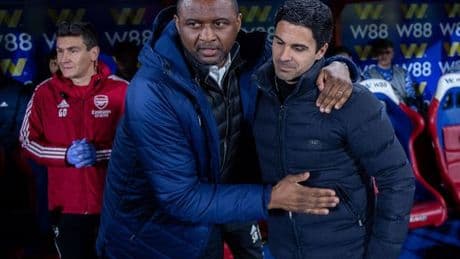 Patrick Vieira sends bold Arsenal message - but Gunners must first overcome PSG