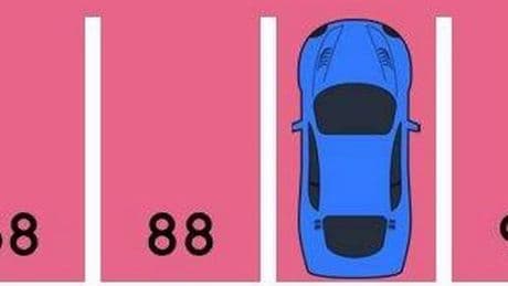 Only top 5% of people can figure out hidden number in car parking spot