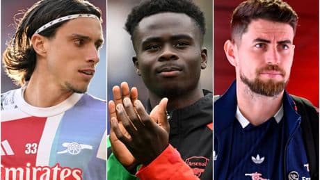 Arsenal injury update: Bukayo Saka, Riccardo Calafiori, Jorginho latest news and return dates