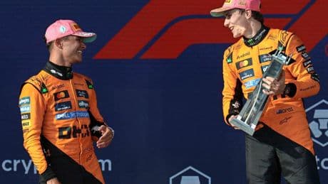 WK-leider Oscar Piastri en Lando Norris donderdag allebei in actie op Circuit Zandvoort