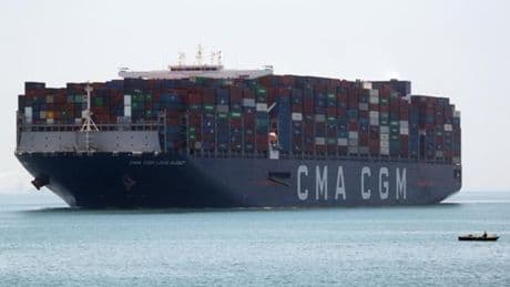 Cma Cgm torna a raggiungere Genova attraversando il Canale di Suez