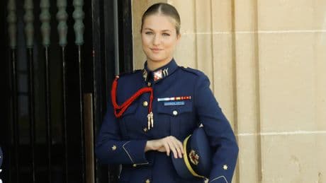 La princesa Leonor llega a la Academia del Aire para iniciar su último año de formación militar