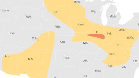 Heavy Rains and Flash Floods Threaten Midwest and Ohio Valley