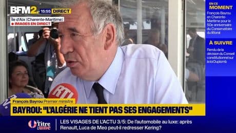 Incendie dans l'Aude: "il faut apporter de l'aide aux sinistrés", assure François Bayrou