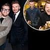 Why did James Corden miss David Beckham's big night? Pal was 'surprisingly' absent from party attended by all the footballer's best friends - that son Brooklyn skipped