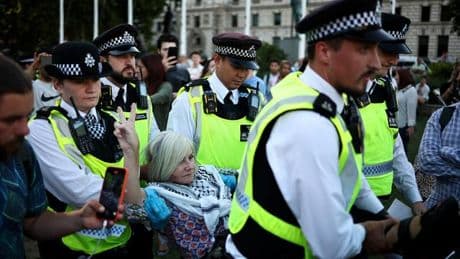 London: Hunderte Festnahmen bei Protest gegen Verbot von "Palestine Action"