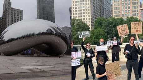 Un homme prisonnier dans la sculpture The Bean d’Anish Kapoor, une drôle de légende urbaine
