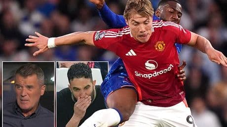 Roy Keane gives BRUTAL takedown on struggling £72m Rasmus Hojlund - and names the young Man United star who 'doesn't do enough'