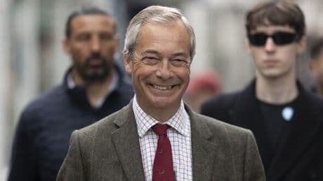 Nigel Farage rejoices after triple by-election win for Reform in blow to Labour and Tories