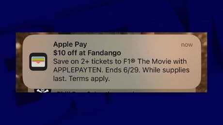 "Quel enfer": quand la publicité forcée d'Apple Pay pour le film "F1" agace les internautes