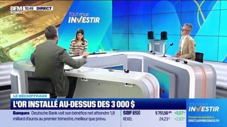 LE DÉCHIFFRAGE - L'or est installé au-dessus des 3.000 dollars